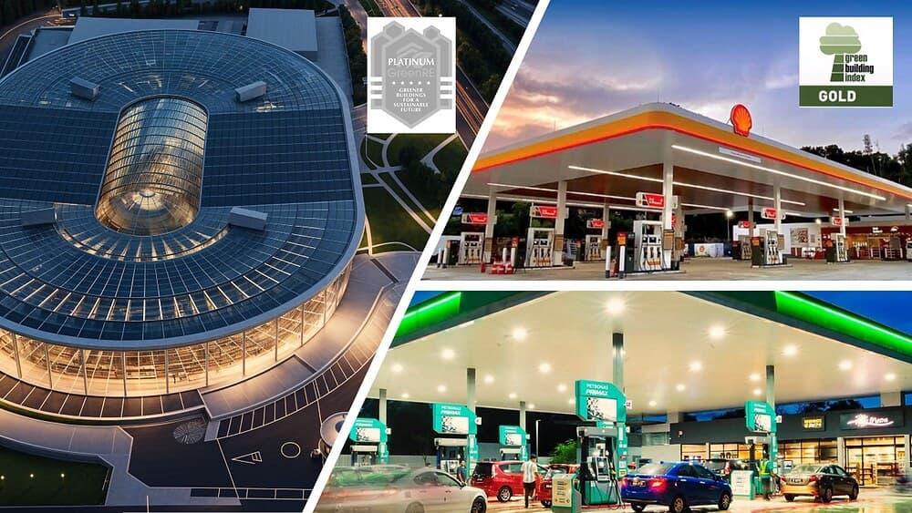 EVCC Pedas RSA aerial render with Shell fuel station and EV charging hub